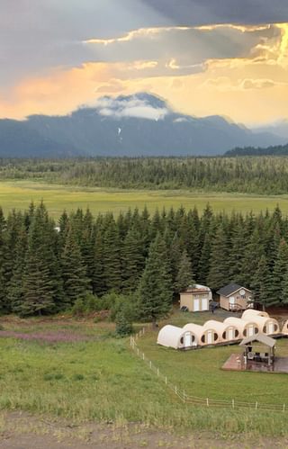 Outside view Nat habs Alaska Bear Camp Outside view Nat habs Alaska Bear Camp