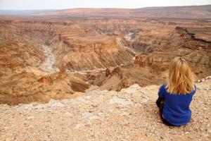 Overlooking Fish River Canyon