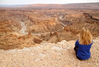 Overlooking Fish River Canyon