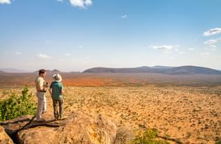 Overlooking The Samburu National Reserve In Kenya