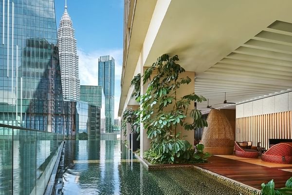 Pool and view Ru Ma Hotel KL Malaysia Pool and view Ru Ma Hotel KL Malaysia