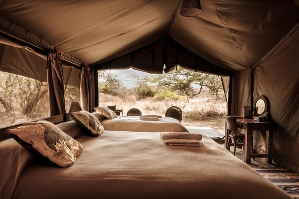 Porini Amboseli view from tent Porini Amboseli view from tent