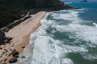 Prainha Beach Aerial Rio Brazil Prainha Beach Aerial Rio Brazil