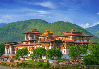 Punakha Dzong Monastery one of the largest monestary in Asia Punakha Bhutan Canva Pro Punakha Dzong Monastery one of the largest monestary in Asia Punakha Bhutan Canva Pro