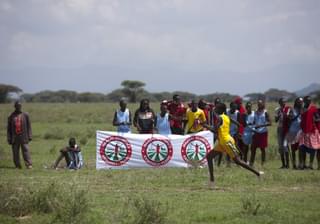 Racing At The Maasai Olympics