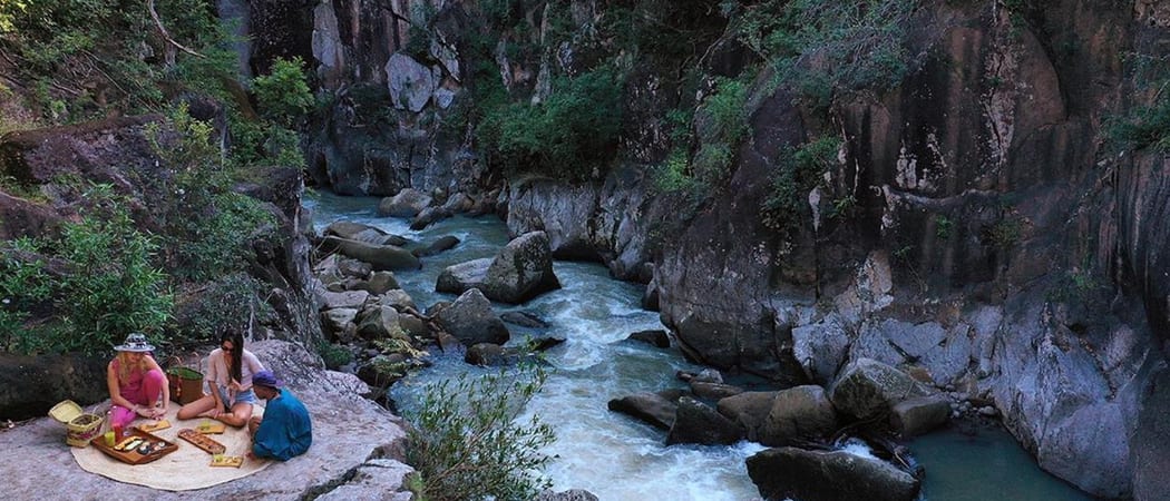 Rio Perdido picnic