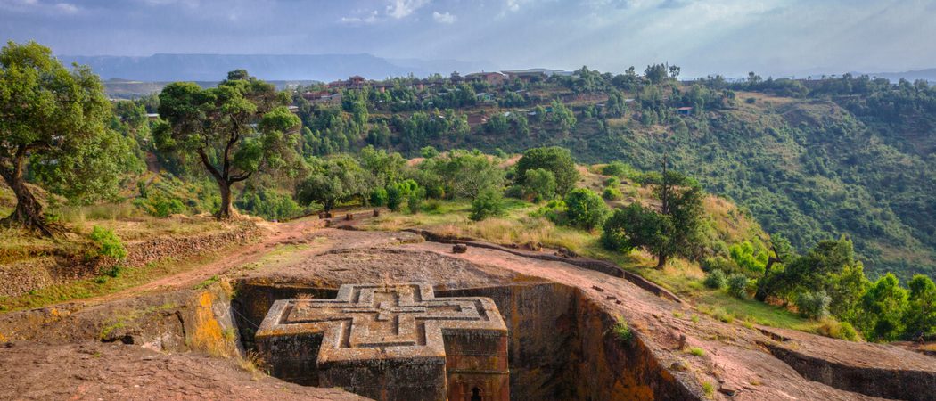 Rock  Church In  Lalibela