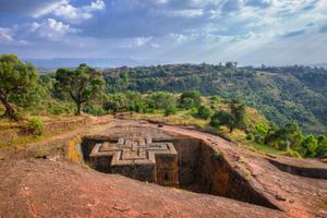 Rock Church In Lalibela Rock Church In Lalibela