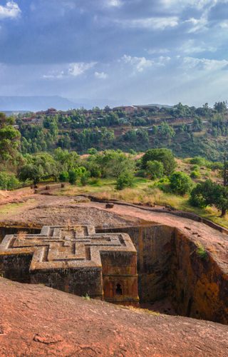 Rock Church In Lalibela