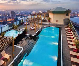 Rooftop pool Fairmont Nile City Hotel Cairo Egypt C Hotel website