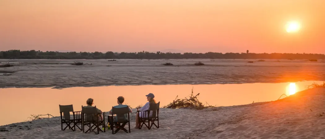 Rufiji River Camp river bed