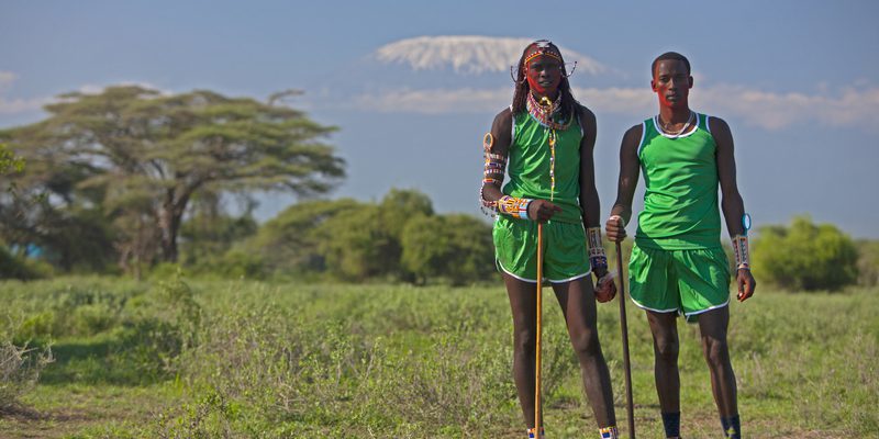 Runners At The Maasai Olympics Runners At The Maasai Olympics