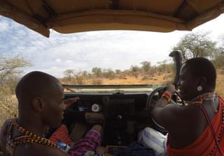 Samburu Guides Lepayon On The Right