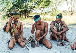 San Bushmen Experience Makgaikgadi Botswana San Bushmen Experience Makgaikgadi Botswana
