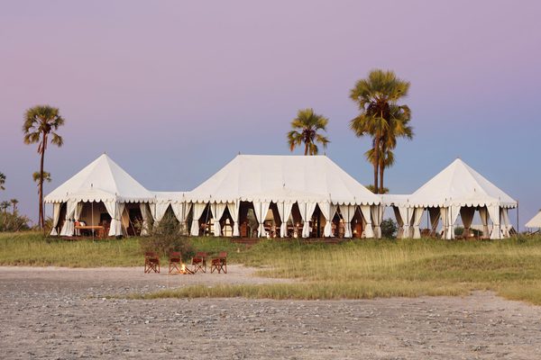 San Camp View over the pan1 cycling safari San Camp Makgadikgadi Salt Pans Botswana Wetu San Camp View over the pan1 cycling safari San Camp Makgadikgadi Salt Pans Botswana Wetu
