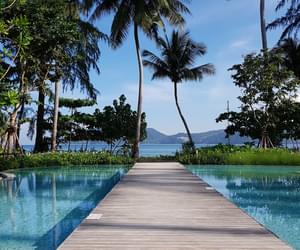 Sea view Rosewood Hotel Phuket Thailand