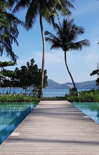 Sea view Rosewood Hotel Phuket Thailand