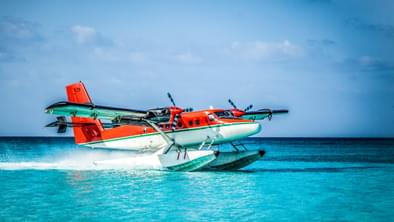 Seaplane In The Maldives