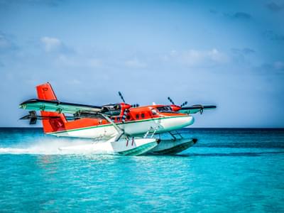 Seaplane In The Maldives