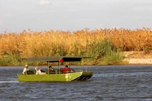 Selous Riverside Camp  Boat  Safari