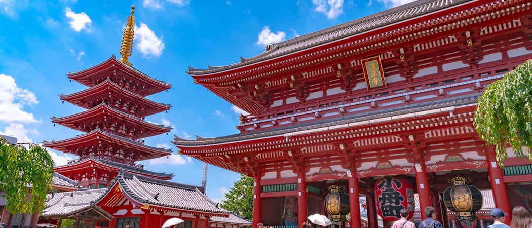 Sensoji Temple Asakusa Tokyo Japan