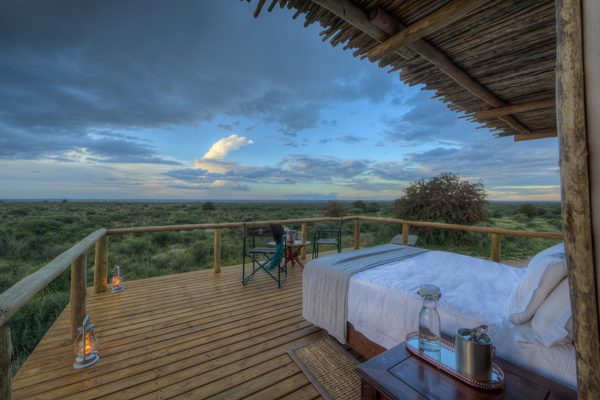 Sleep Out Deck Dinaka Kalahari Botswana Wetu Sleep Out Deck Dinaka Kalahari Botswana Wetu