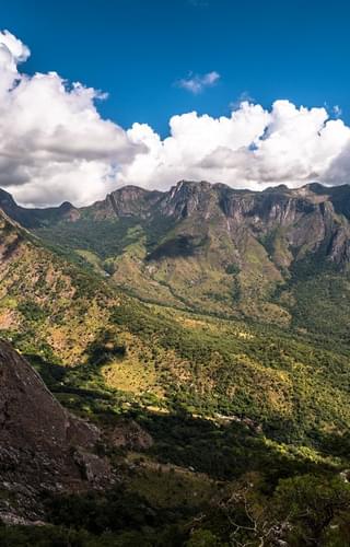 Slopes Of Mount Mulanje In The Thuchila Valley Malawi