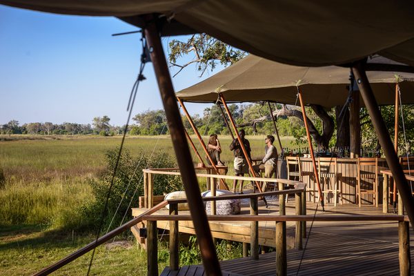 Stanley s Camp Outdoor bar area Stanleys Camp Okavango Botswana Wetu Stanley s Camp Outdoor bar area Stanleys Camp Okavango Botswana Wetu