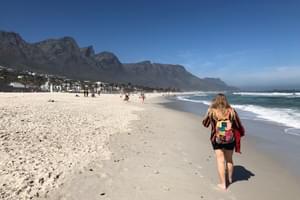 Strolling The Sands At  Camps  Bay