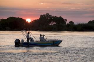 Sunset Boat Cruise On The Zambezi Thorntree River Lodge