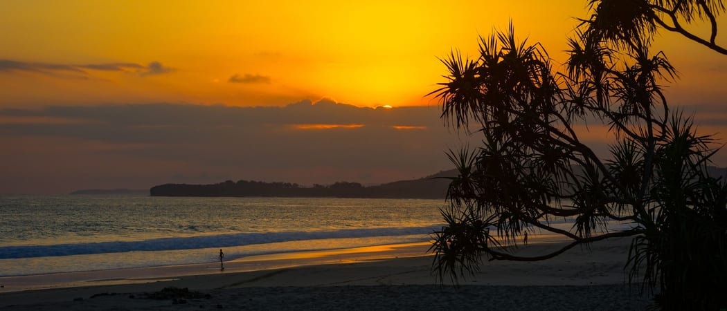 Sunset in Wanukaka Sumba Islands Indonesia