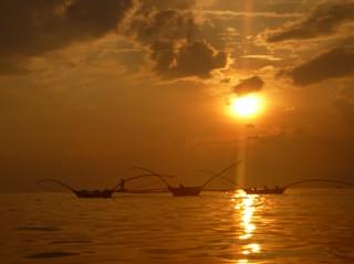 Sunset Over Lake Kivu With The Singing Fishermen