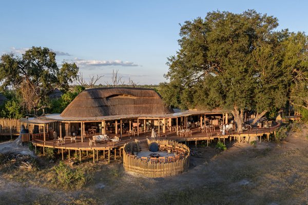 Sunset Aerial Tawana Botswana Moremi Wetu Sunset Aerial Tawana Botswana Moremi Wetu