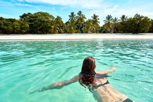 Swimming At Nosy Iranja