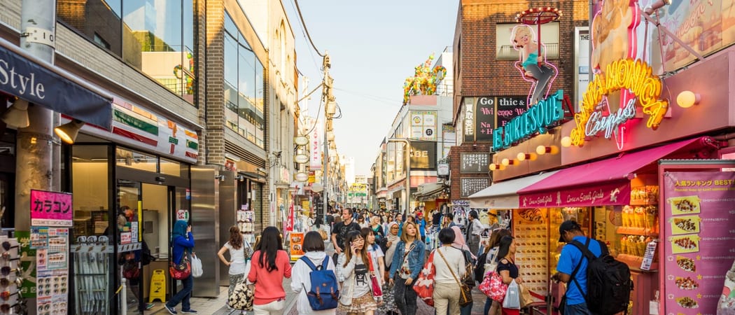 Takeshita Street Harajuku Tokyo Japan