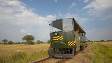 The Elephant Express In Hwange National Park