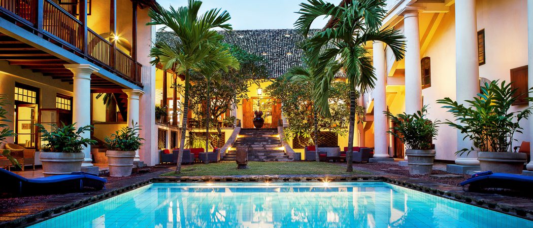 The Pool Area At The Galle Fort Hotel