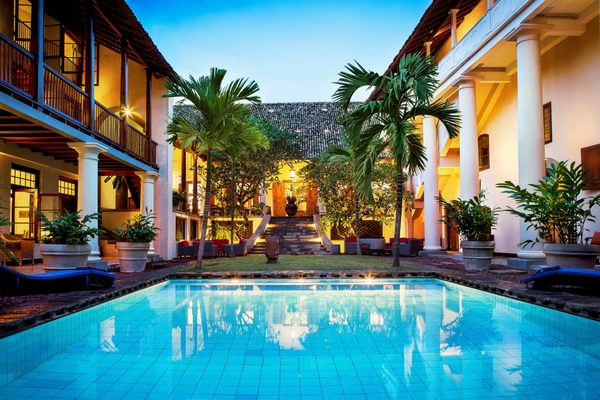 The Pool Area At The Galle Fort Hotel The Pool Area At The Galle Fort Hotel
