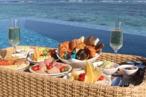The Residence Maldives Floating Breakfast