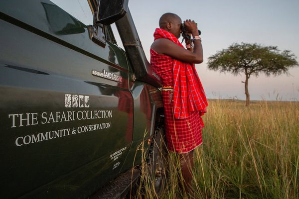 The Safari Collection Looking out for Lion with th Conservation Car at Salas Camp The Safari Collection Looking out for Lion with th Conservation Car at Salas Camp