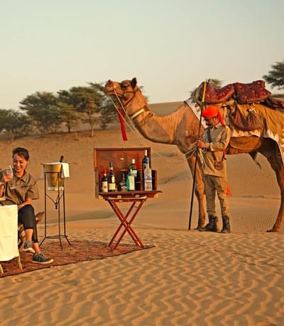 The Serai Jaisalmer Drinks In The Desert