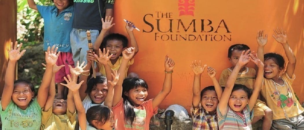 The Sumba Foundation kids smiling logo Sumba Indonesia