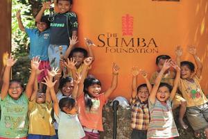 The Sumba Foundation kids smiling logo Sumba Indonesia