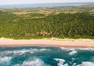 Thonga Beach Lodge Aerial View Thonga Beach Lodge Aerial View