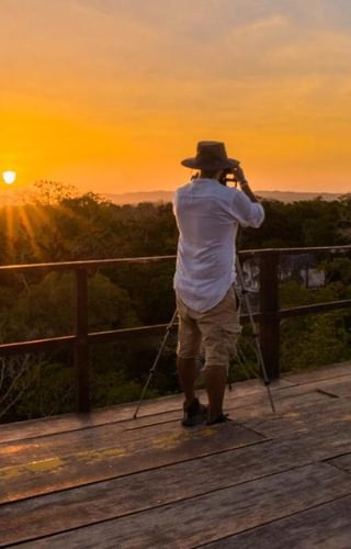 Tikal Jungle Lodge view Tikal Jungle Lodge view