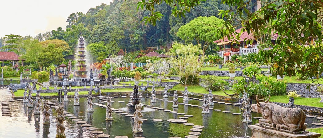 Tirta Gangga water palace Bali Indonesia min