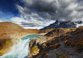 Torres Salto waterfall Canva Torres Salto waterfall Canva