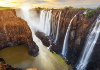 Victoria Falls in Zambia and Zimbabwe Canva Pro Victoria Falls in Zambia and Zimbabwe Canva Pro