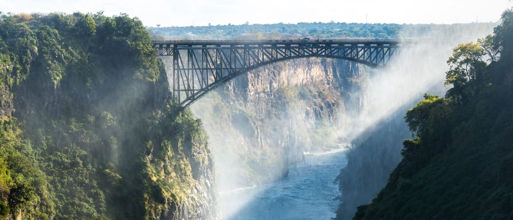 Victoria Falls on Zambezi River