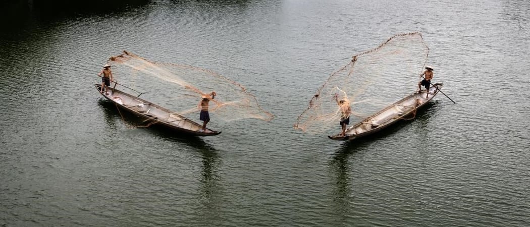 Vietnam River boats